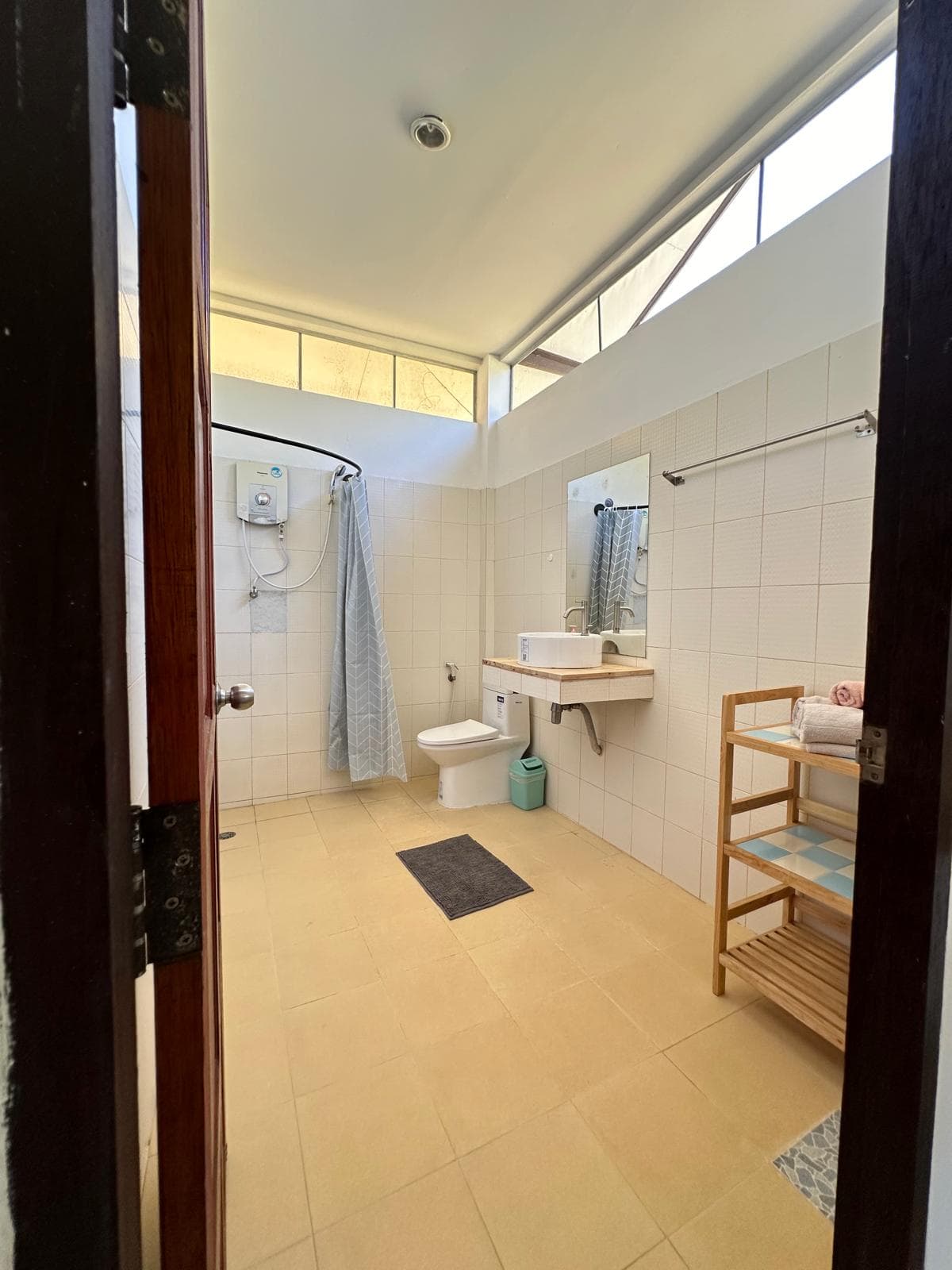 Private bathroom in bungalow