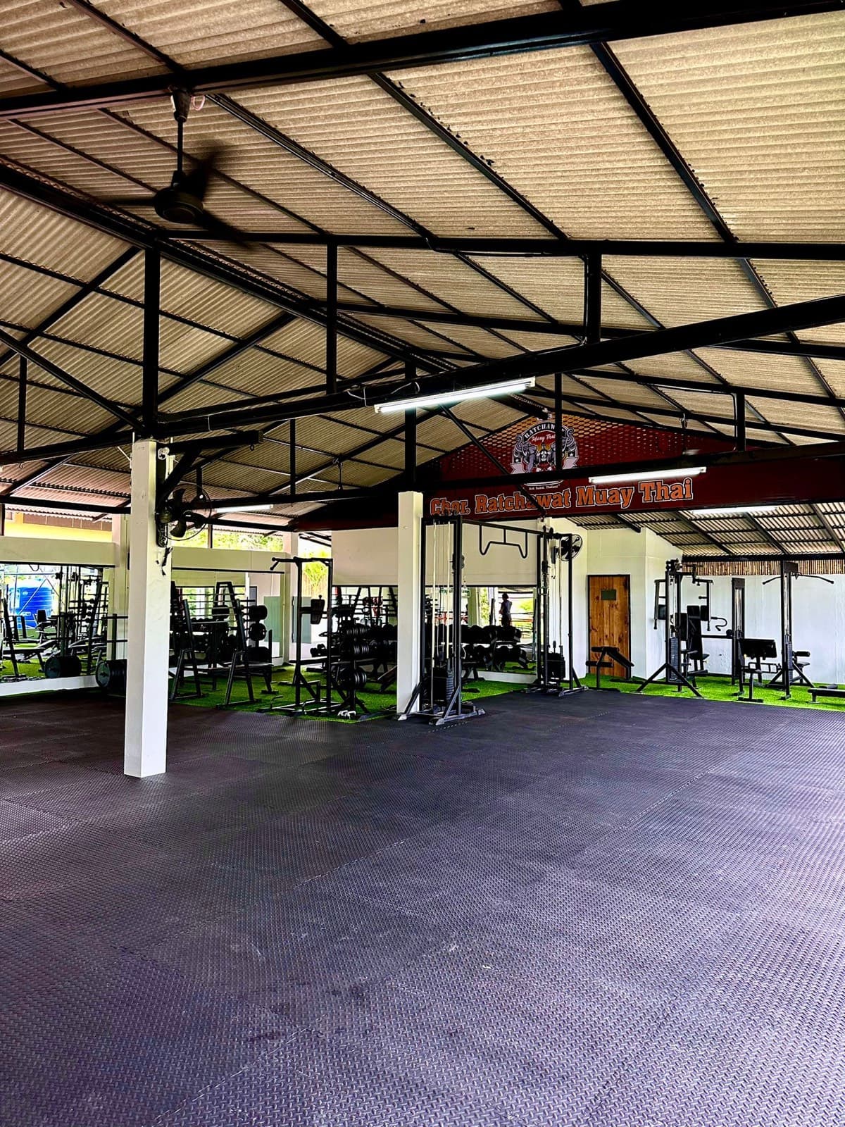 Inside view of Ratchawat Plai Laem training area