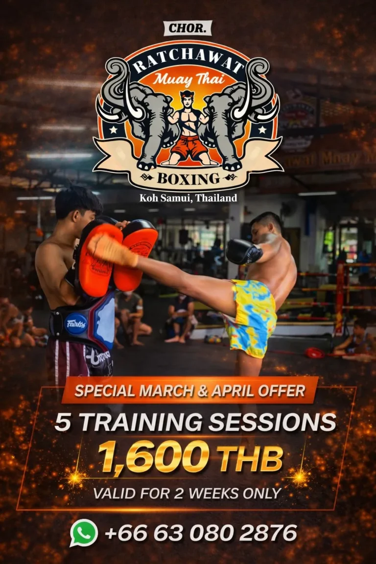 Muay thai Koh Samui - Announcement 2